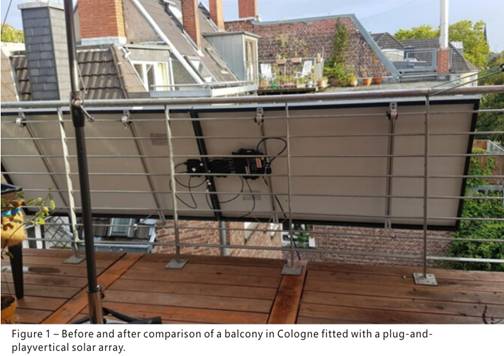 balcony solar power plant